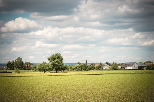 Panoramaansicht auf Achstetten